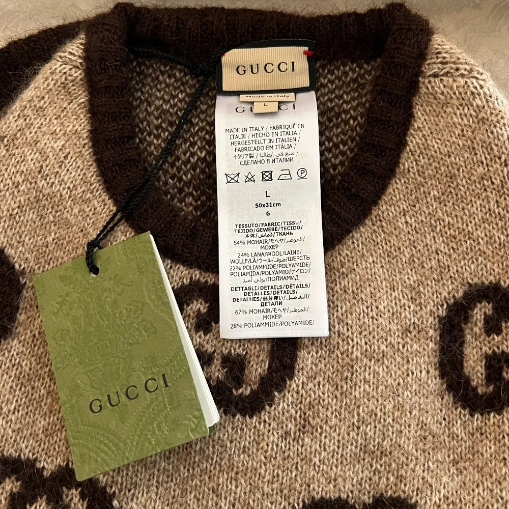 NWT Authentic Gucci Pet/Dog Sweater with Interlocking G - BRAND NEW IN GUCCI BOX - Picture 4 of 9
